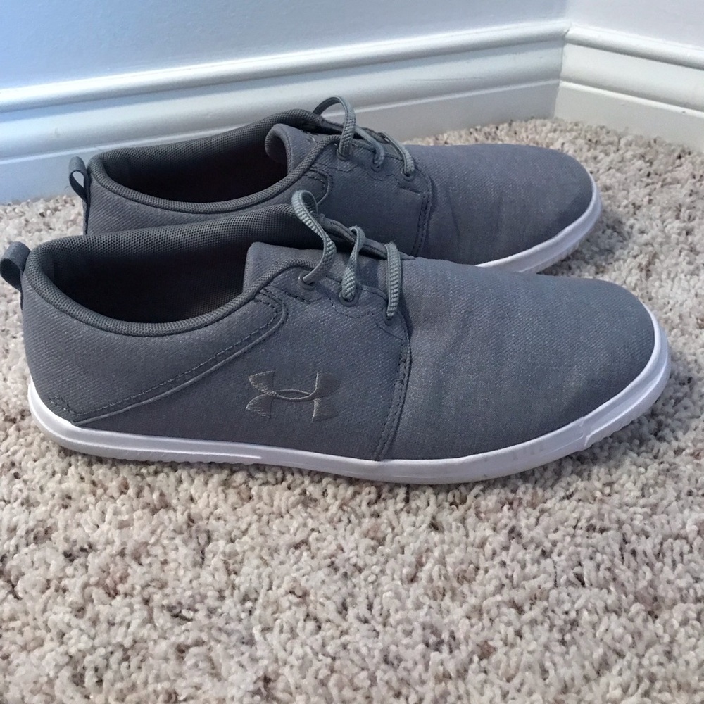 grey under armour dress shoes mens size 8